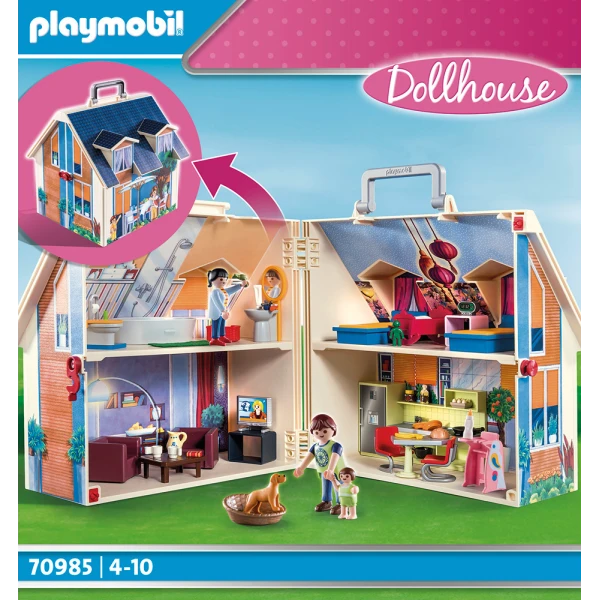 PLAYMOBIL ΚΟΥΚΛΟΣΠΙΤΟ - ΜΟΝΤΕΡΝΟ ΚΟΥΚΛΟΣΠΙΤΟ ΒΑΛΙΤΣΑΚΙ