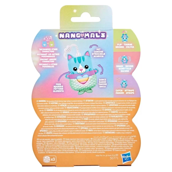 NANO-MALS ELECTRONIC FIDGET PET - PAWTRICIA THE BLUE KITTY 
