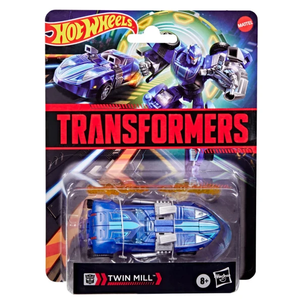 TRANSFORMERS COLLABORATIVE HOT WHEELS X TWIN MILL ΜΕΤΑΤΡΕΠΟΜΕΝΗ ΦΙΓΟΥΡΑ ΔΡΑΣΗΣ 