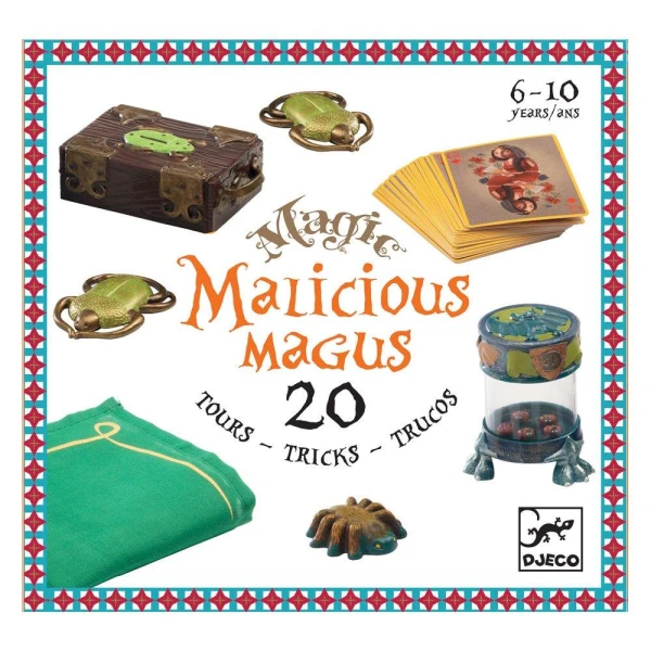 DJECO SET 20 MAGIC TRICKS THE LITTLE WIZARD