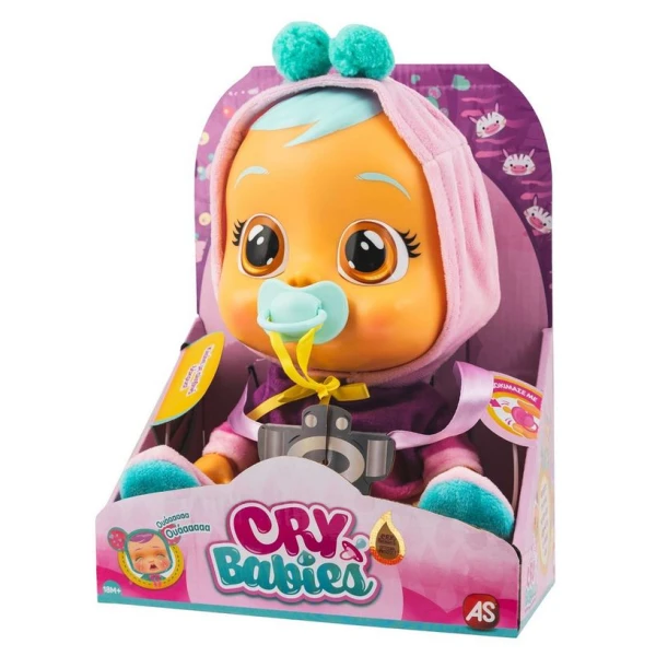 CRY BABIES - INTERACTIVE BABY DOLL CRIES REAL TEARS - VIOLET BUTTERFLY