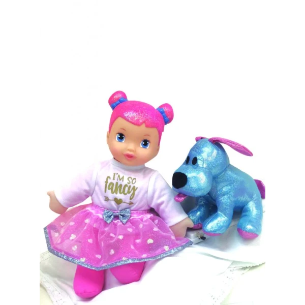 ΚΟΥΚΛΑ LOVE DOLL 34 εκ. ΜΕ ΤΟ ΣΚΥΛΑΚΙ ΤΗΣ