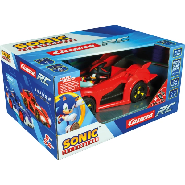 CARRERA REMOTE CONTROL CAR 2.4GHZ TEAM SONIC RACING - SHADOW 1:18