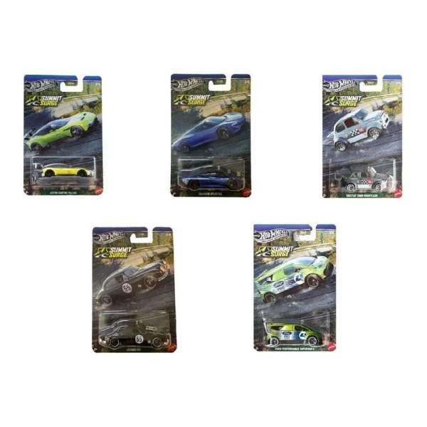 HOT WHEELS SILVER SERIES ΑΥΤΟΚΙΝΗΤΑΚΙΑ HILL CLIMBERS - 5 ΣΧΕΔΙΑ