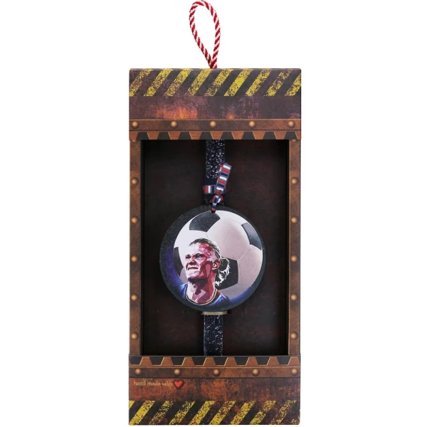 SYNCHRONIA HANDMADE CANDLE 30 cm FOOTBALL STAR No 2