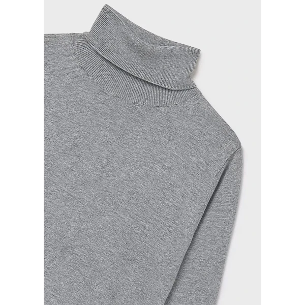 MAYORAL TURTLENECK KNITTED BASIC SILVER DARK