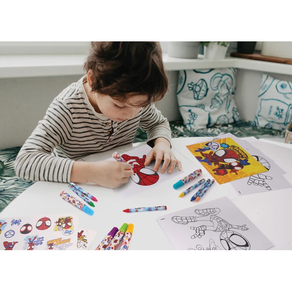 DRAWING SET IN BACKPACK MARVEL SPIDEY AND HIS AMAZING FRIENDS FOR AGES 3+