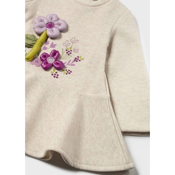 MAYORAL DRESS FLOWERS 3D STONE INTENSE