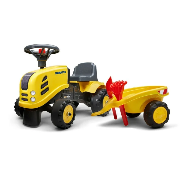 FALK BABY KOMATSU ΤΡΑΚΤΕΡ ΜΕ ΤΡΕΪΛΕΡ ΤΣΟΥΓΚΡΑΝΑ ΚΑΙ ΦΤΥΑΡΙ