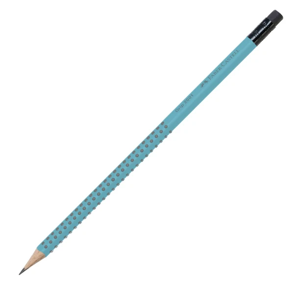 FABER-CASTELL PENCIL GRIP 2001 HB WITH ERASER - BLUE RAF