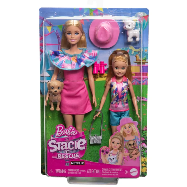 BARBIE AND STACIE TO THE RESCUE WITH 2 PUPPIES