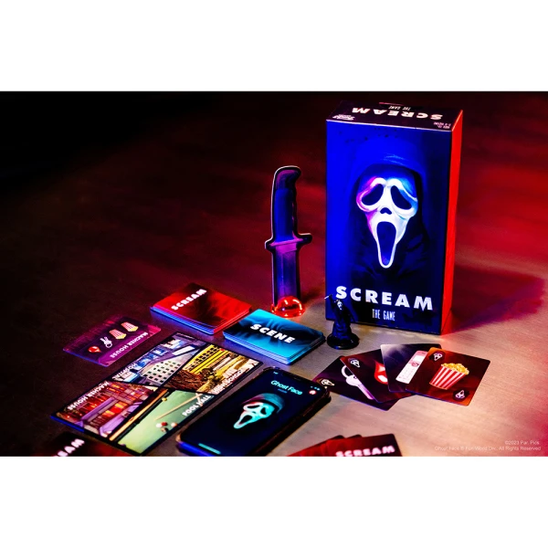 AS GAMES BOARD GAME SCREAM FOR AGES 18+ AND 3-8 PLAYERS