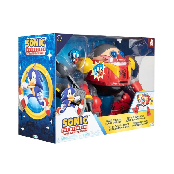 SONIC THE HEDGEHOG 30th ANNIVERSARY - ΣΕΤ ΜΑΧΗΣ ΜΕ ΓΙΓΑΝΤΙΟ ΡΟΜΠΟΤ EGGMAN ΚΑΙ SONIC