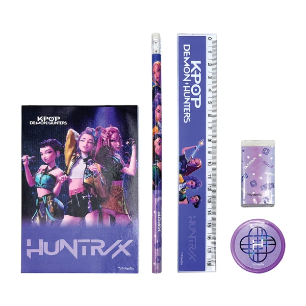 STATIONERY SET & NOTEBOOK K-POP DEMON HUNTERS