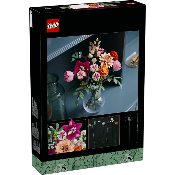 LEGO® BOTANICALS ΌΜΟΡΦΟ ΜΠΟΥΚΕΤΟ ΜΕ ΡΟΖ ΛΟΥΛΟΥΔΙΑ
