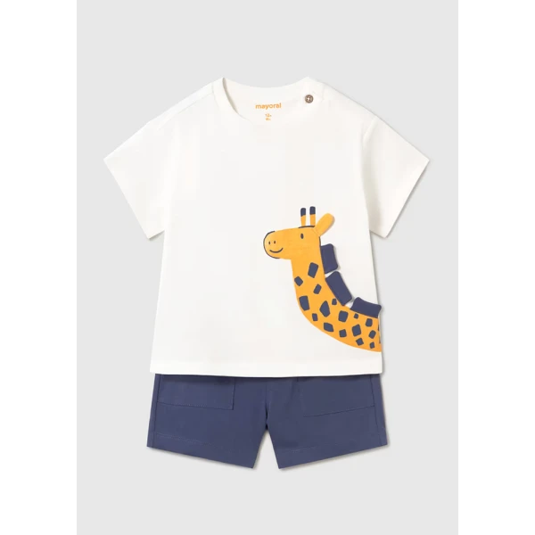 MAYORAL SET COTTON JERSEY PLAY DARK BLUE