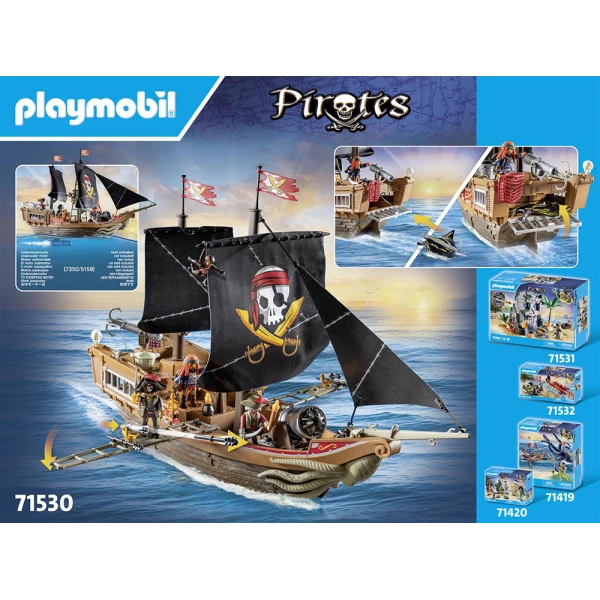 PLAYMOBIL PIRATES LARGE PIRATE SHIP
