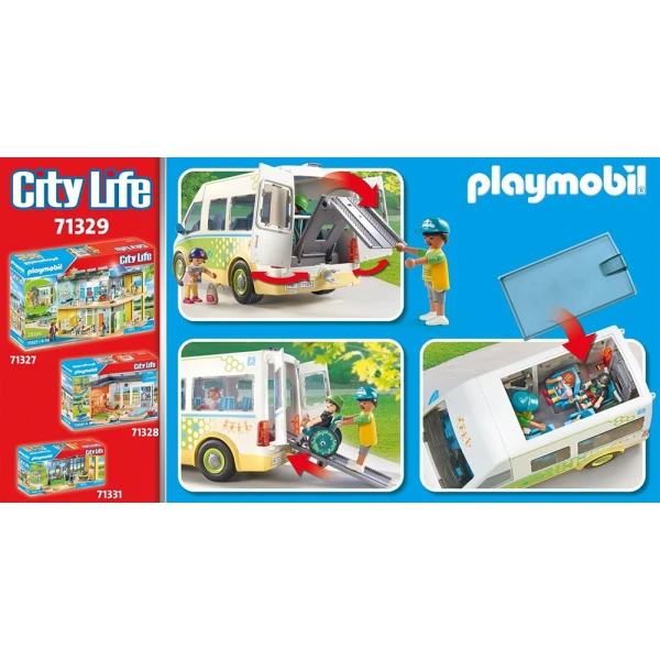 PLAYMOBIL CITY LIFE SCHOOL BUS