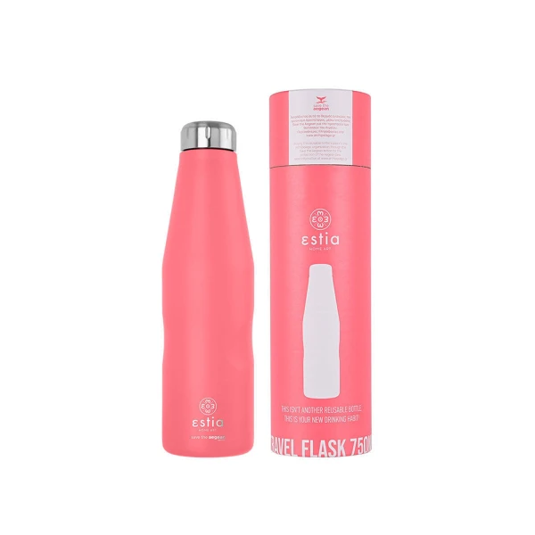 ESTIA HOME ART ΘΕΡΜΟΣ TRAVEL FLASK 750ml - FUSION CORAL