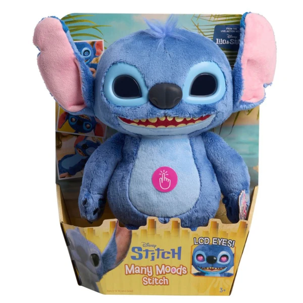 STITCH PLUSH 36 cm WITH INTERACTIVE EYES