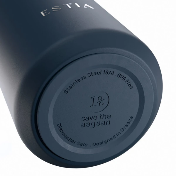 ESTIA HOME ART ΘΕΡΜΟΣ PULSE SAVE THE AEGEAN 500ml INDIGO