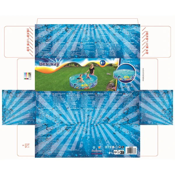 BESTWAY POOL 183X53 cm FILL \'N FUN ODYSSEY