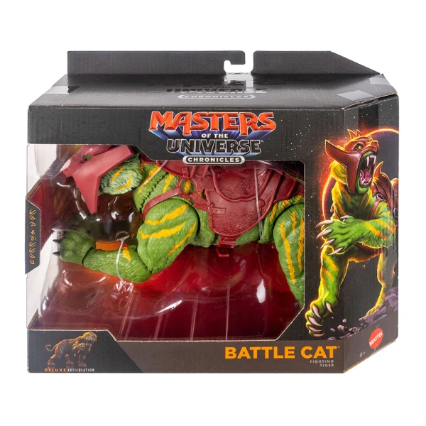 MASTERS OF THE UNIVERSE COLLECTIBLE BATTLE CAT WITH ACCESSORIES