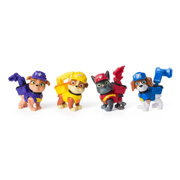 PAW PATROL RUBBLE & CREW ΜΙΝΙ ΚΟΥΤΑΒΙΑ ΔΡΑΣΗΣ TOOL WAGGERS - 4 ΣΧΕΔΙΑ