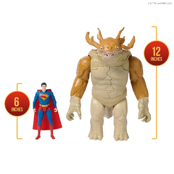 SUPERMAN MOVIE SUPERMAN vs KAIJU 15 εκ. ΜΕ ΓΛΙΤΣΑ
