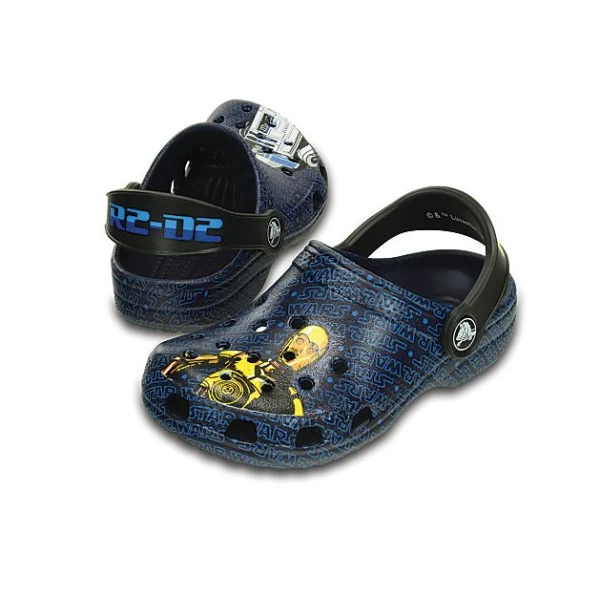 CROCS CLASSIC STAR WARS R2D2 C3PO NAUTICAL NAVY