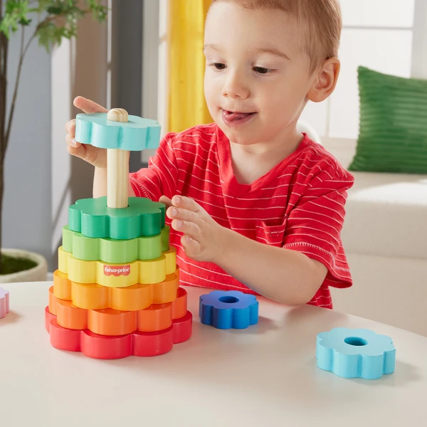 FISHER PRICE ΞΥΛΙΝΟ ΠΑΙΧΝΙΔΙ ΔΡΑΣΤΗΡΙΟΤΗΤΩΝ STACKER RING