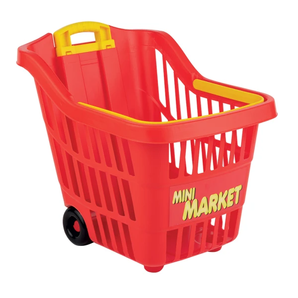 KIDS SUPER MARKET BASKET RED