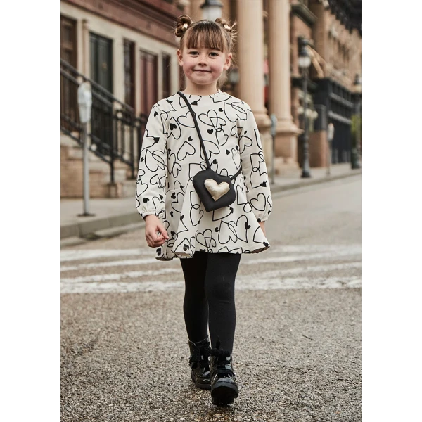 MAYORAL DRESS COTTON BAG BEIGE LIGHT