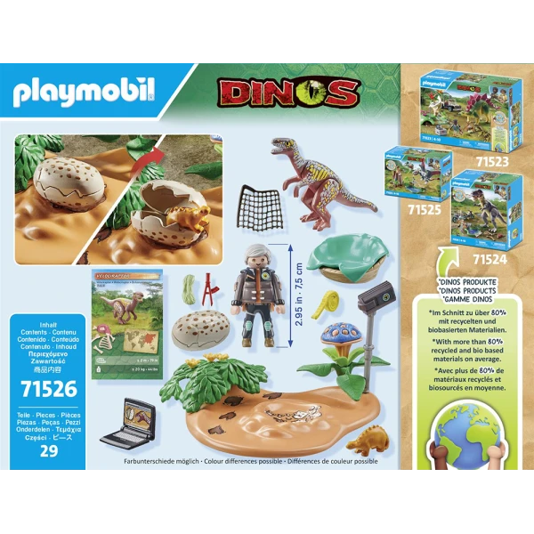 PLAYMOBIL DINOS ΦΩΛΙΑ ΣΤΕΓΟΣΑΥΡΟΥ ΚΑΙ ΚΛΕΦΤΗΣ ΑΥΓΩΝ