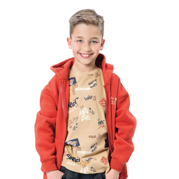 ENERGIERS BOY\'S JACKET RED PEPPER