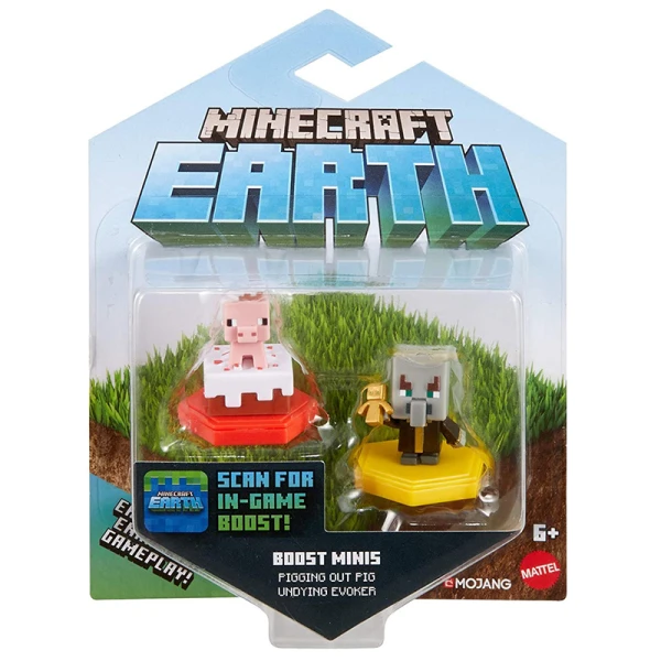 MINECRAFT EARTH MINI ΦΙΓΟΥΡΕΣ ΣΕΤ ΤΩΝ 2 ME ΤΣΙΠΑΚΙ