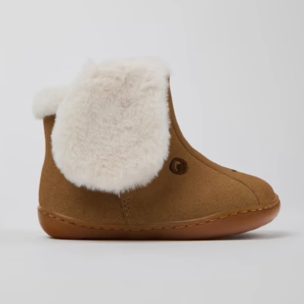 CAMPER KIDS BOOTS GIRL TWINS BROWN