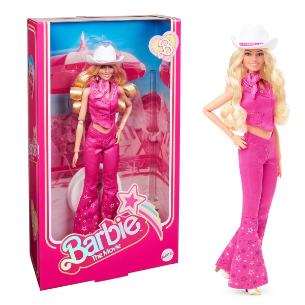 ΣΥΛΛΕΚΤΙΚΗ ΚΟΥΚΛΑ BARBIE MOVIE PINK WESTERN OUTFIT