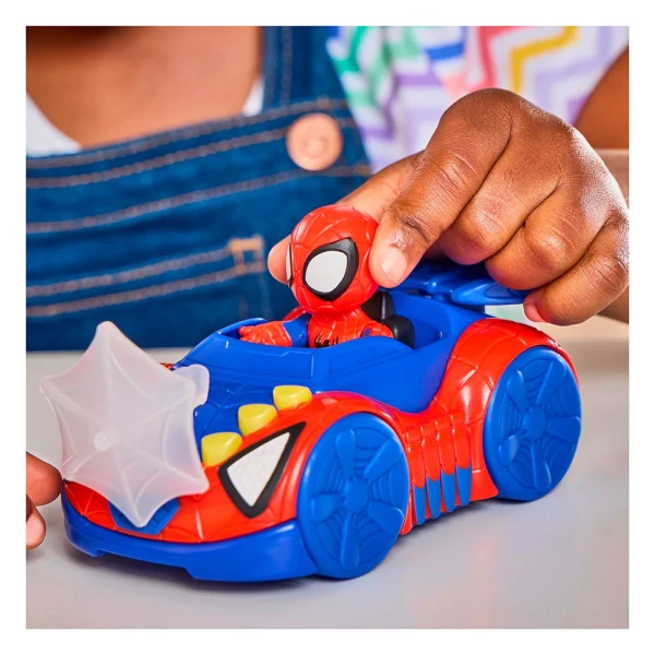 SPIDEY AND HIS AMAZING FRIENDS SPIDEY WEB CRAWLER VEHICLE AND FIGURE