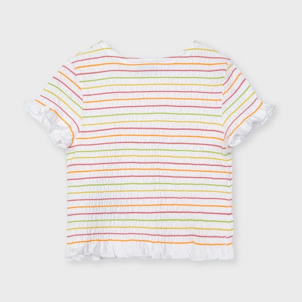MAYORAL SHORT SLEEVES BLOUSE NEST BEE WHITE
