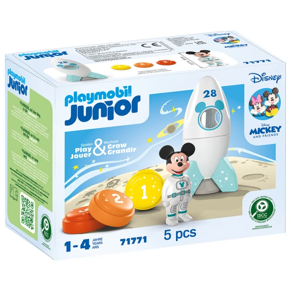 PLAYMOBIL JUNIOR & DISNEY Ο ΜΙΚΥ ΜΑΟΥΣ ΚΑΙ Ο ΔΙΑΣΤΗΜΙΚΟΣ ΠΥΡΑΥΛΟΣ