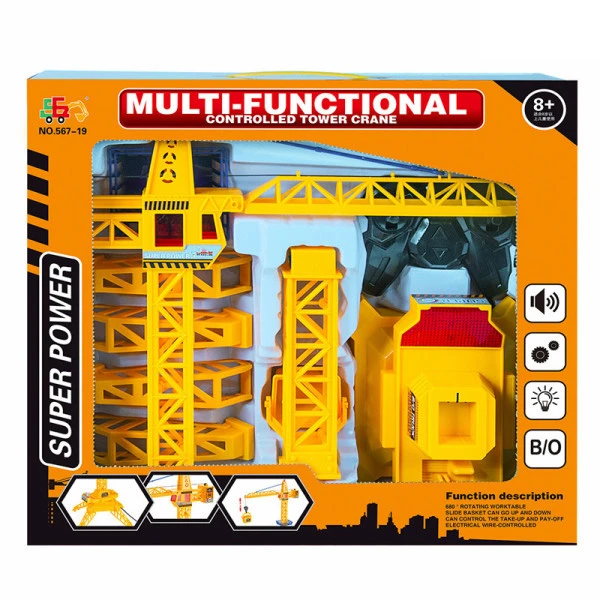 TOWER CRANE WITH CABLE WITH LIGHTS & SOUNDS