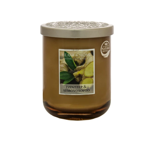 HEART & HOME ΚΕΡΙ 115g ΤΖΙΝΤΖΕΡ & ΛΕΜΟΝΟΧΟΡΤΟ