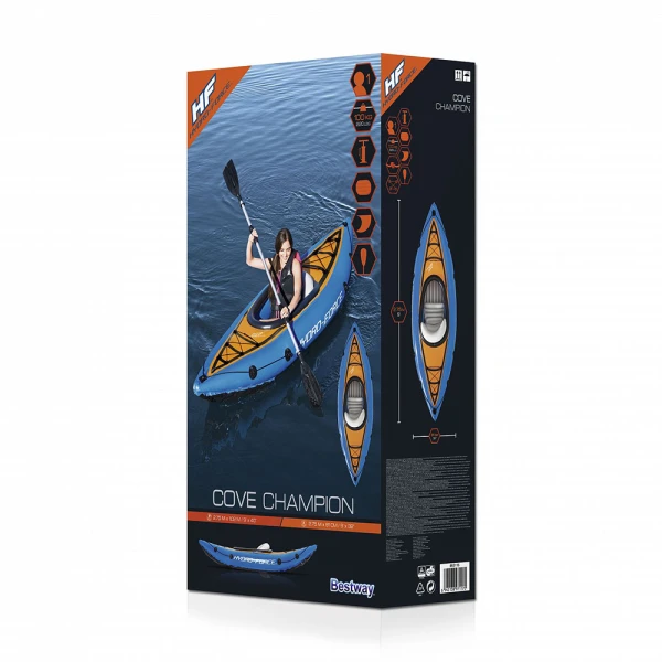 BESTWAY HYDRO-FORCE COVE CHAMPION KAYAK 275x81 cm
