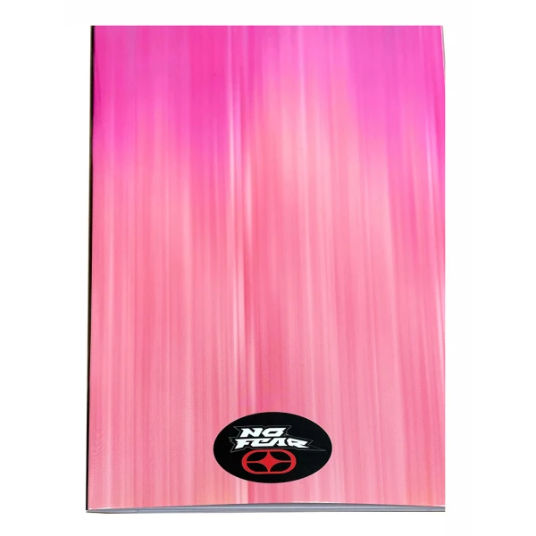 BACK ME UP ΤΕΤΡΑΔΙΟ 17Χ25 cm NO FEAR PINK GRID