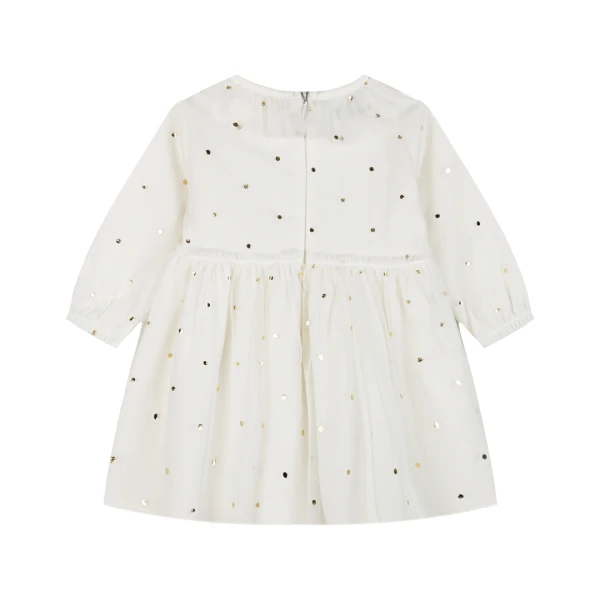 ENERGIERS BABY DRESS IVORY