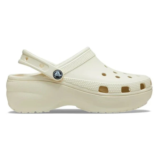 CROCS CLASSIC PLATFORM CLOG W BONE