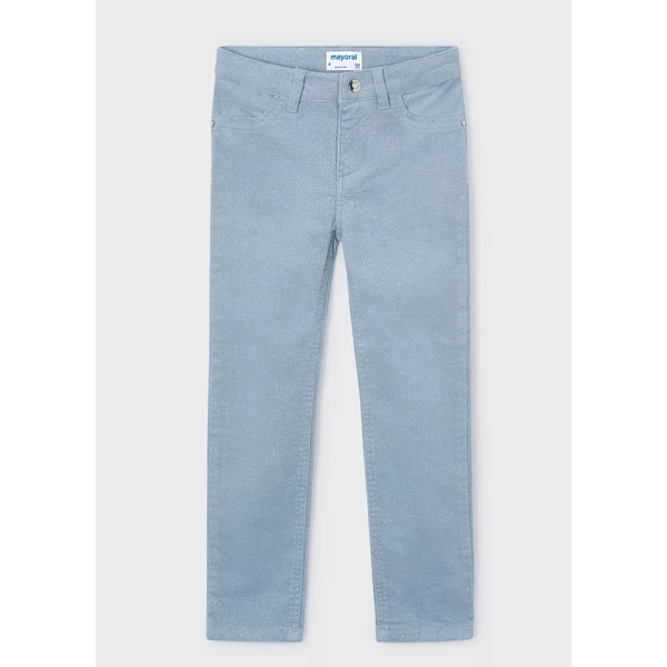MAYORAL TROUSERS LONG CORDUROY GLOSSY LIGHT BLUE