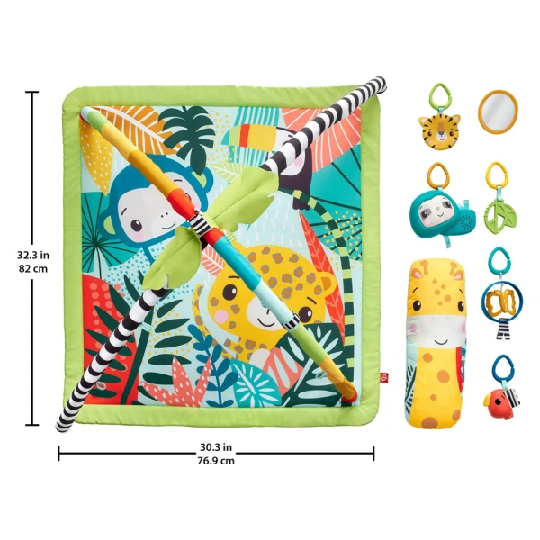 FISHER PRICE ΓΥΜΝΑΣΤΗΡΙΟ ΤΡΟΠΙΚΟ ΔΑΣΟΣ 3 ΣΕ 1