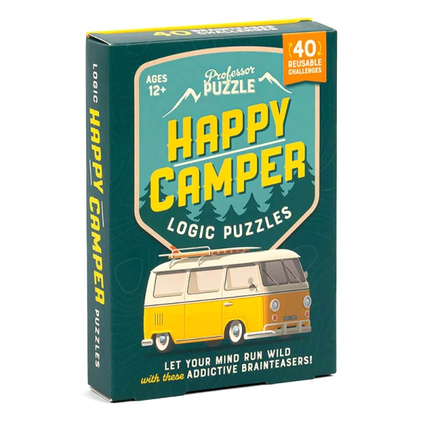 PROFESSOR PUZZLE HAPPY CAMPER LOGIC PUZZLES